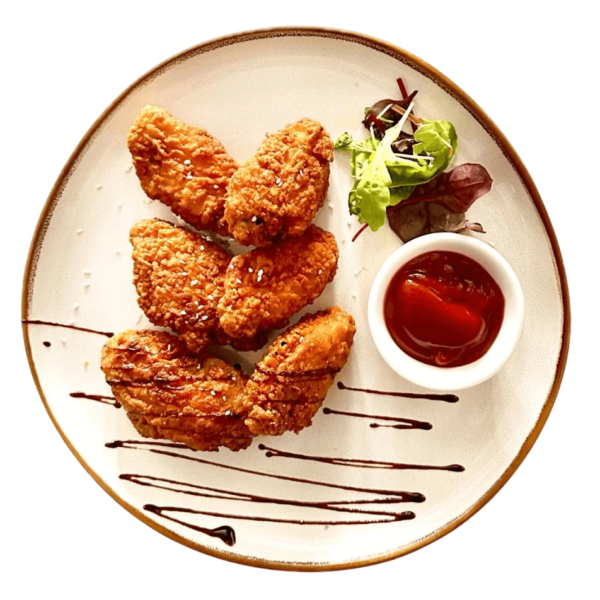 Курячі крильця з соусом