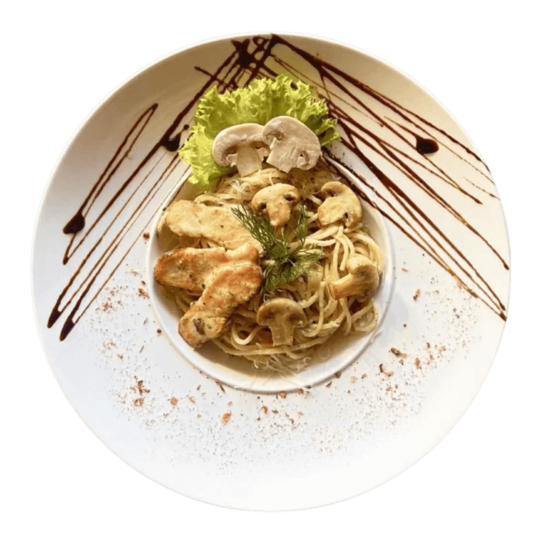 Паста з Куркою і Грибами