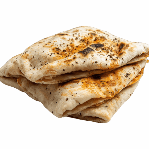 Лаваш з сиром на Мангалі